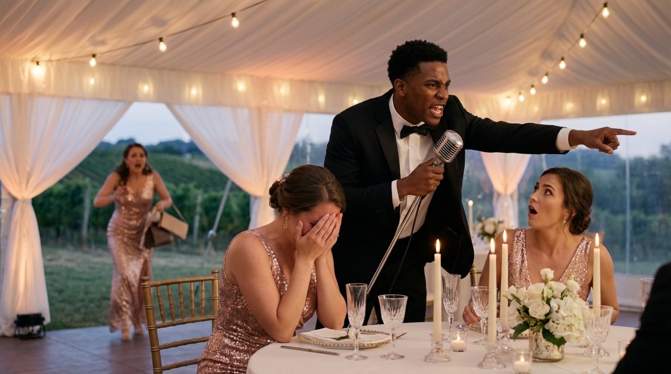 I invested $12,500 in my son’s wedding, but at the reception he thanked his “real mother” and pointed to my dil’s mom, everyone stared at me as i stayed quiet, so i did something he’ll never forget…