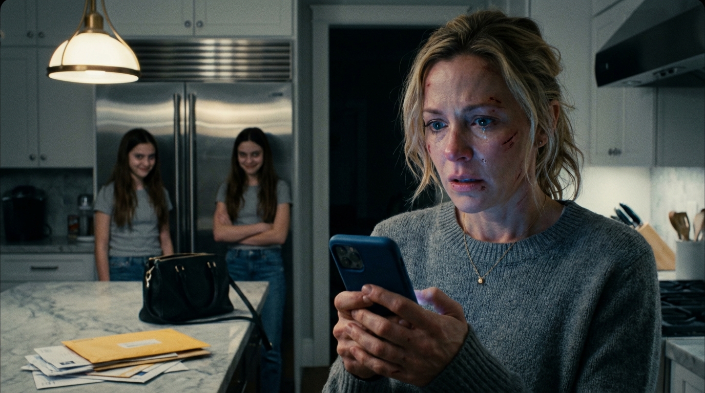 My husband emptied our twin daughters’ college fund and ran off with his mistress. i was shattered… until the girls smirked and said, “mom, don’t worry. we handled it.” days later, he called screaming after discovering….