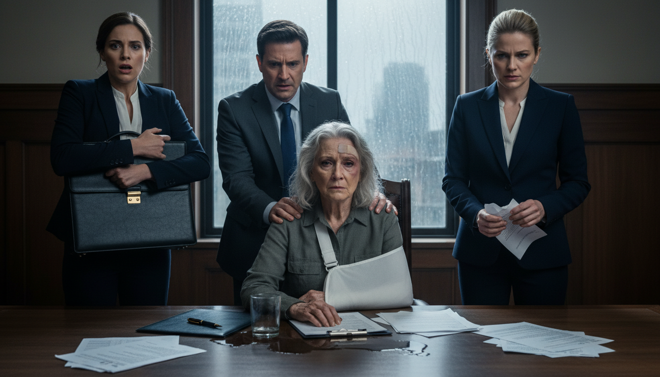 When I got my diagnosis, my son and his wife demanded my assets. “We want the house, the savings—everything, except your medical bills,” they said, like they were doing me a favor. My doctor begged me to fight. I just replied, “Fine. Give it all to them.” Everyone thought I’d lost my mind. At the hospital, I signed the papers and handed everything over. They didn’t realize I’d already made my move. They smiled—until the lawyer’s face went pale when…