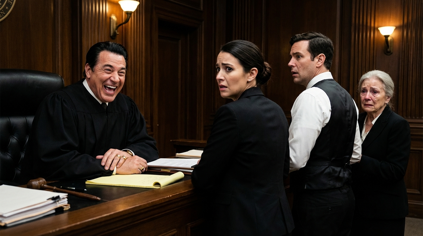 “At the divorce hearing, my husband looked proud and smug. ‘you’ll never touch my money again.’ his mistress laughed, ‘that’s right, sweetheart.’ his mother smiled in agreement. ‘she doesn’t deserve a cent.’ the judge opened my letter, read it once, then laughed aloud. he said quietly, ‘oh, this is good.’ they looked absolutely terrified.”