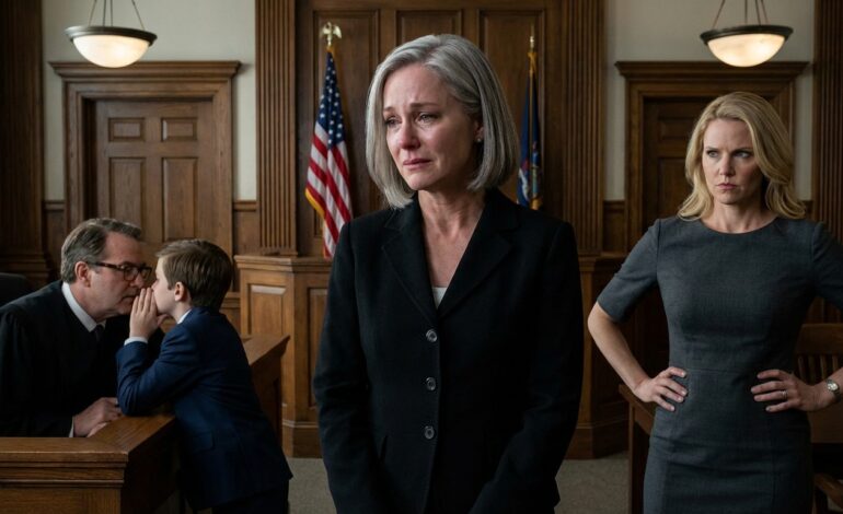 After my son passed away, my grandson asked to live with me. In court, my daughter-in-law said, “He wants to live with me, Your Honor.” The judge turned to my grandson. “Is that true?” My grandson lifted his phone and said, “May I play the recording from last night?”