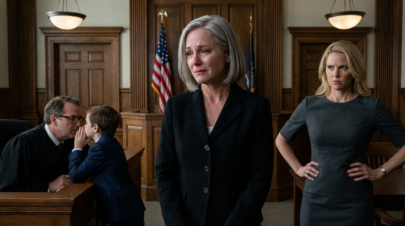 After my son passed away, my grandson asked to live with me. In court, my daughter-in-law said, “He wants to live with me, Your Honor.” The judge turned to my grandson. “Is that true?” My grandson lifted his phone and said, “May I play the recording from last night?”