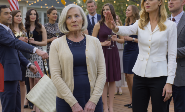 “This party is only for important people. You’re not invited, Gloria.” Laughter echoed across my backyard. Days later, my phone buzzed: “Can you cover our credit card bill?” Then came a softer message, almost a whisper: “The bank is closed.”