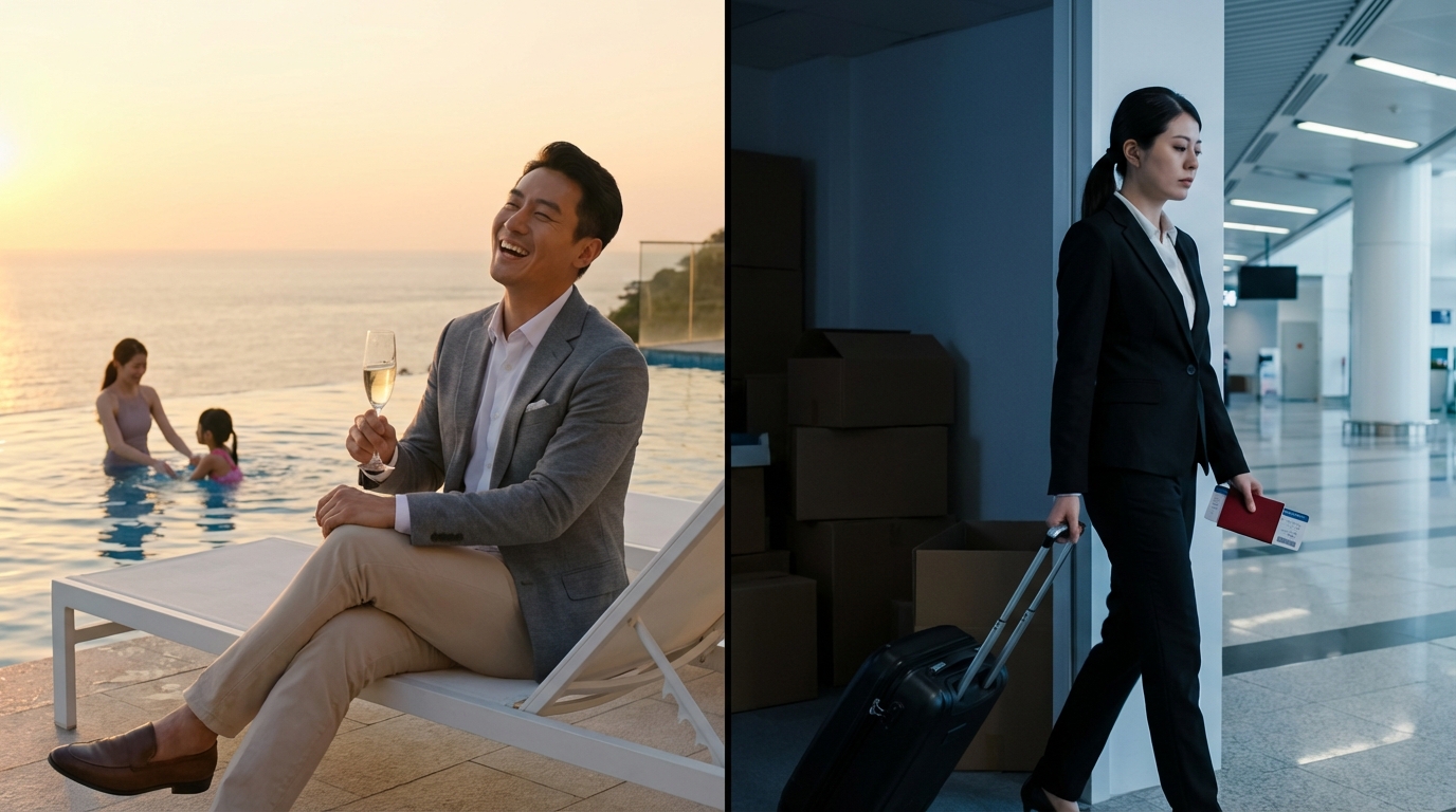 He used our money to fund a dream vacation with another woman and her relatives. While he toasted by the pool, I handled the paperwork. The apartment was sold. The accounts were closed. My bags were packed. When his plane touched down, he expected explanations. Instead, he found silence. I was already across the border in Canada, breathing easier than I had in years— because sometimes, leaving is the strongest answer.